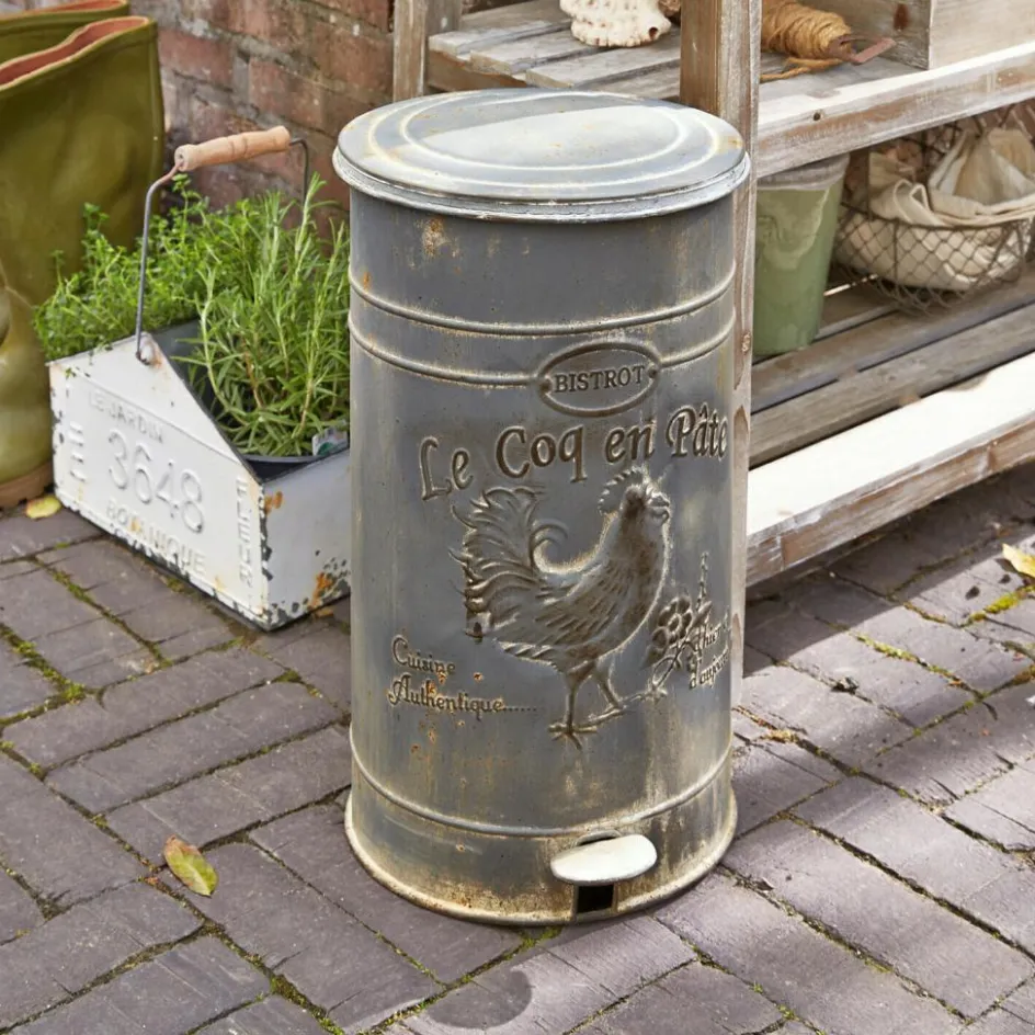 Gartenhelfer^LOBERON Abfalleimer Gris