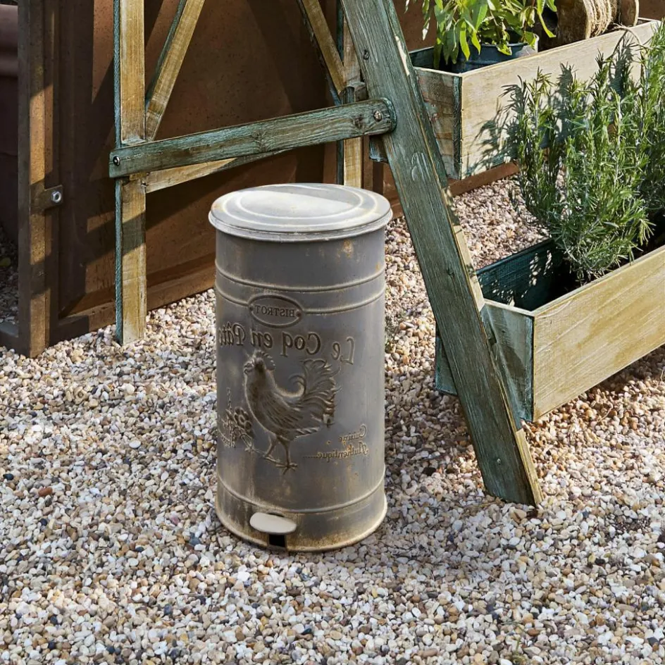 Gartenhelfer^LOBERON Abfalleimer Gris