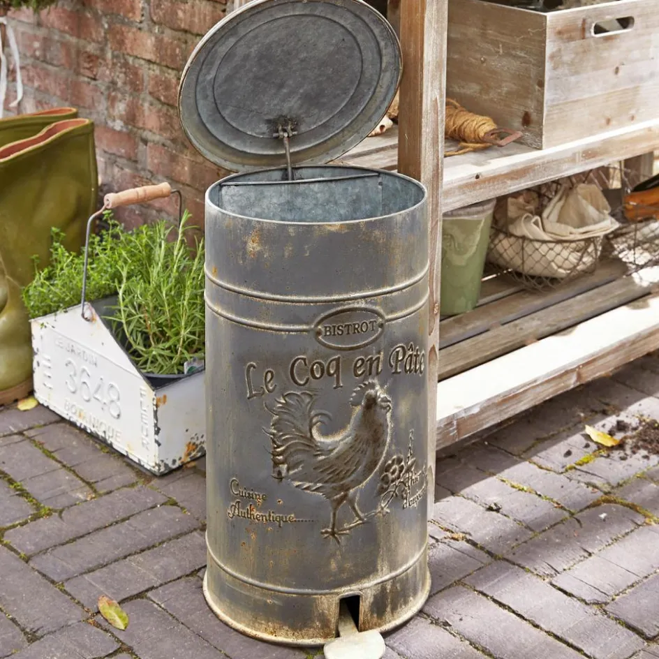 Gartenhelfer^LOBERON Abfalleimer Gris