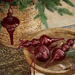 Christbaumschmuck^LOBERON Anhänger 4er Set Camorita