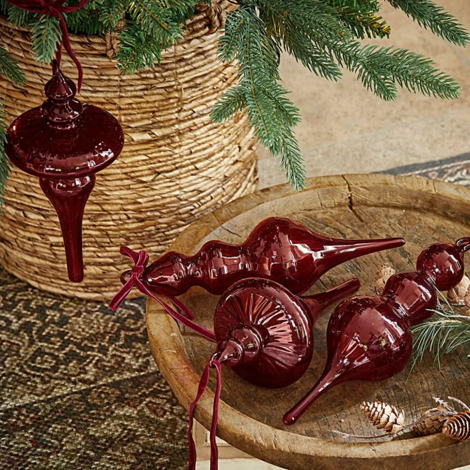 Christbaumschmuck^LOBERON Anhänger 4er Set Camorita