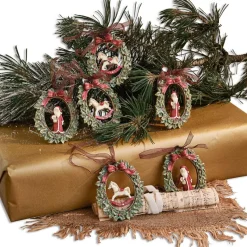 Christbaumschmuck^LOBERON Anhänger 6er Set Chaignes