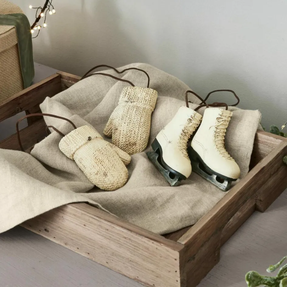 Christbaumschmuck^LOBERON Anhänger 4er Set Collines