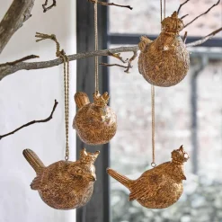 Weihnachtliche Deko-Objekte^LOBERON Anhänger 4er Set Dottica