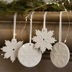 Christbaumschmuck|Weihnachtliche Deko-Objekte^LOBERON Anhänger 4er Set Jorval