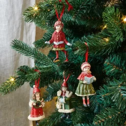 Christbaumschmuck^LOBERON Anhänger 4er Set Nostalgic