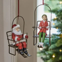 Christbaumschmuck^LOBERON Anhänger 2er Set Ponta