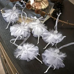 Christbaumschmuck^LOBERON Anhänger 6er Set Ursule