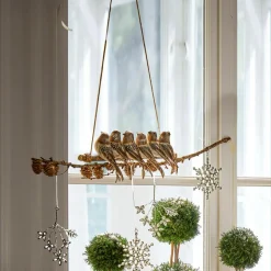 Weihnachtliche Deko-Objekte^LOBERON Ast mit Vögeln Orely