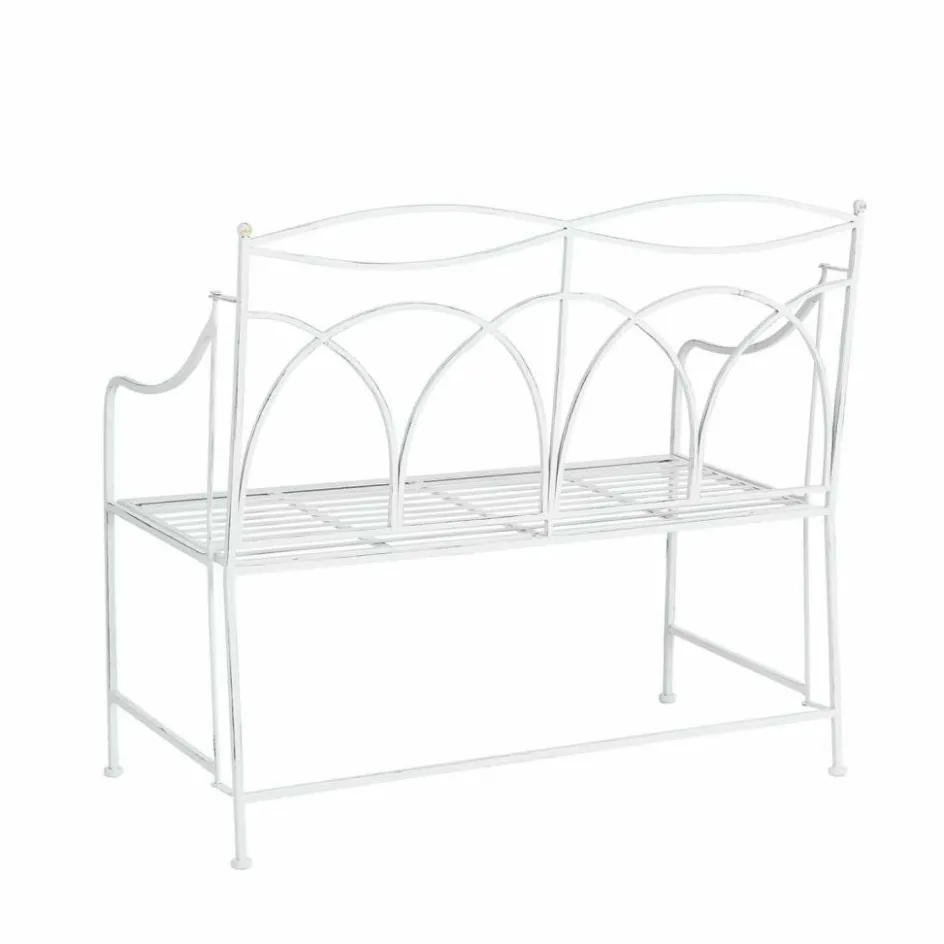 Sitzmöbel^LOBERON Bank Jablines antikweiß