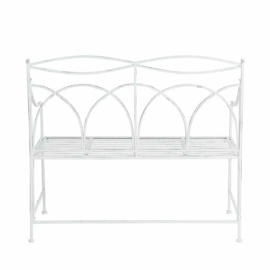 Sitzmöbel^LOBERON Bank Jablines antikweiß