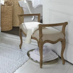 Bänke|Sitzmöbel^LOBERON Bank Pierremont creme/antikbraun