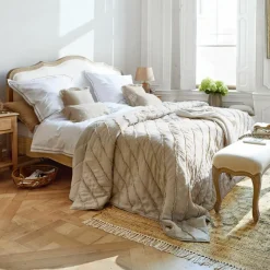 Betten|Betten^LOBERON Bett Serravalle braun/weiß