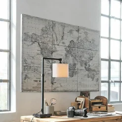 Boards & Schilder|Dekoration^LOBERON Bild Macolin weiß/schwarz