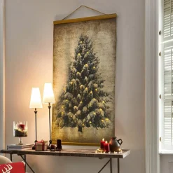 Weihnachtliche Deko-Objekte^LOBERON Bild mit LED Gussers