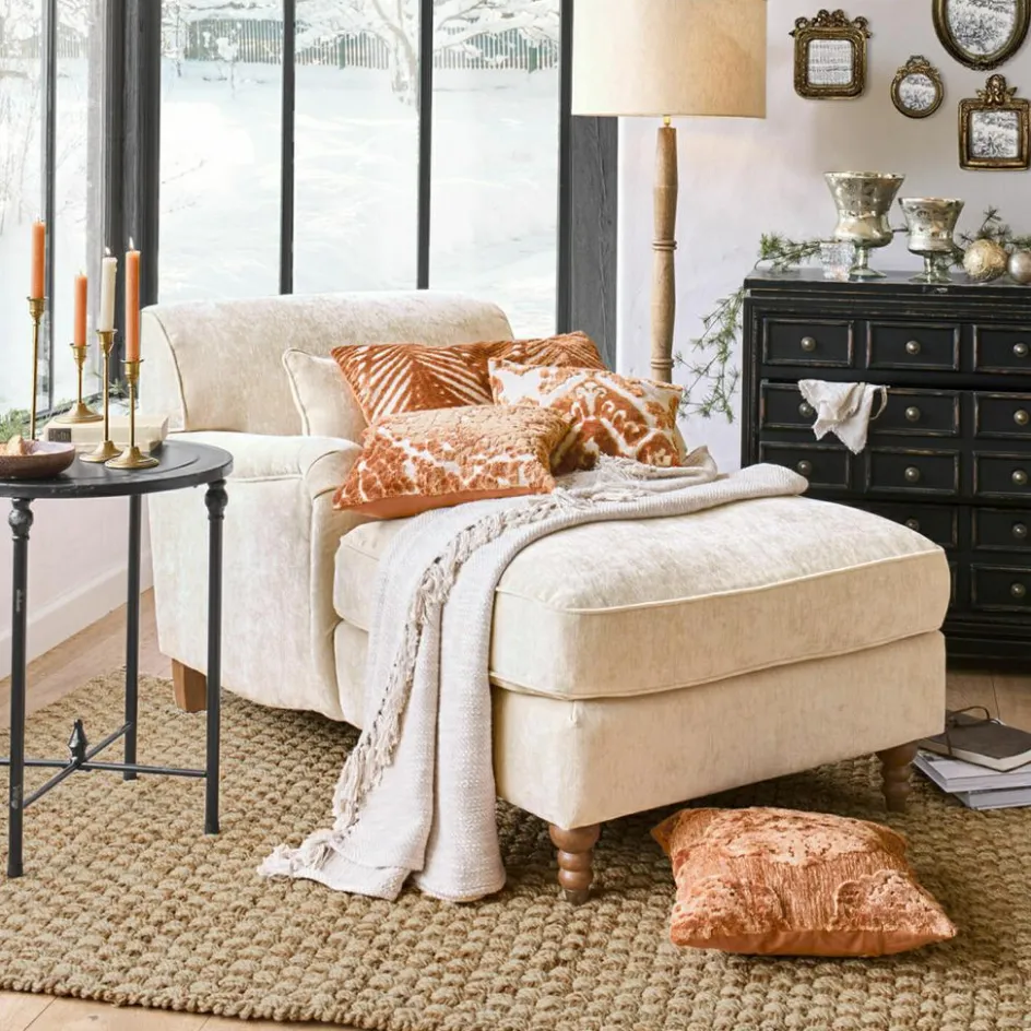 Sofas|Sofas^LOBERON Chaiselongue Isa creme