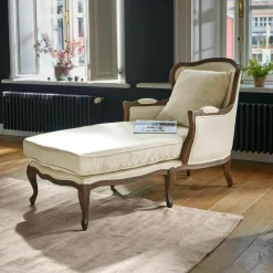 Sofas|Sessel^LOBERON Chaiselongue Muel creme/braun