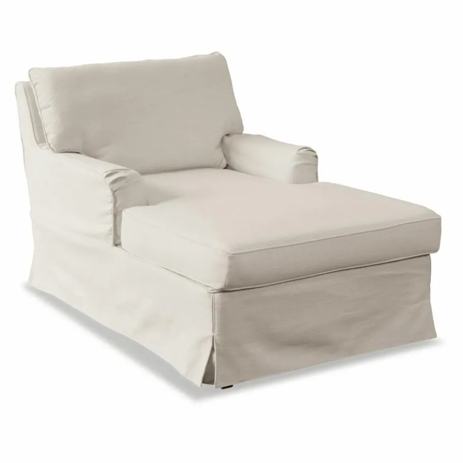 Sessel|Sessel^LOBERON Chaiselongue Myersville creme