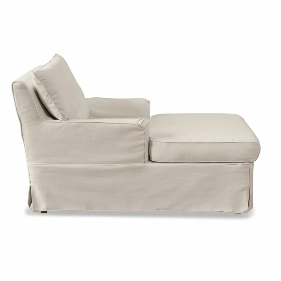 Sessel|Sessel^LOBERON Chaiselongue Myersville creme