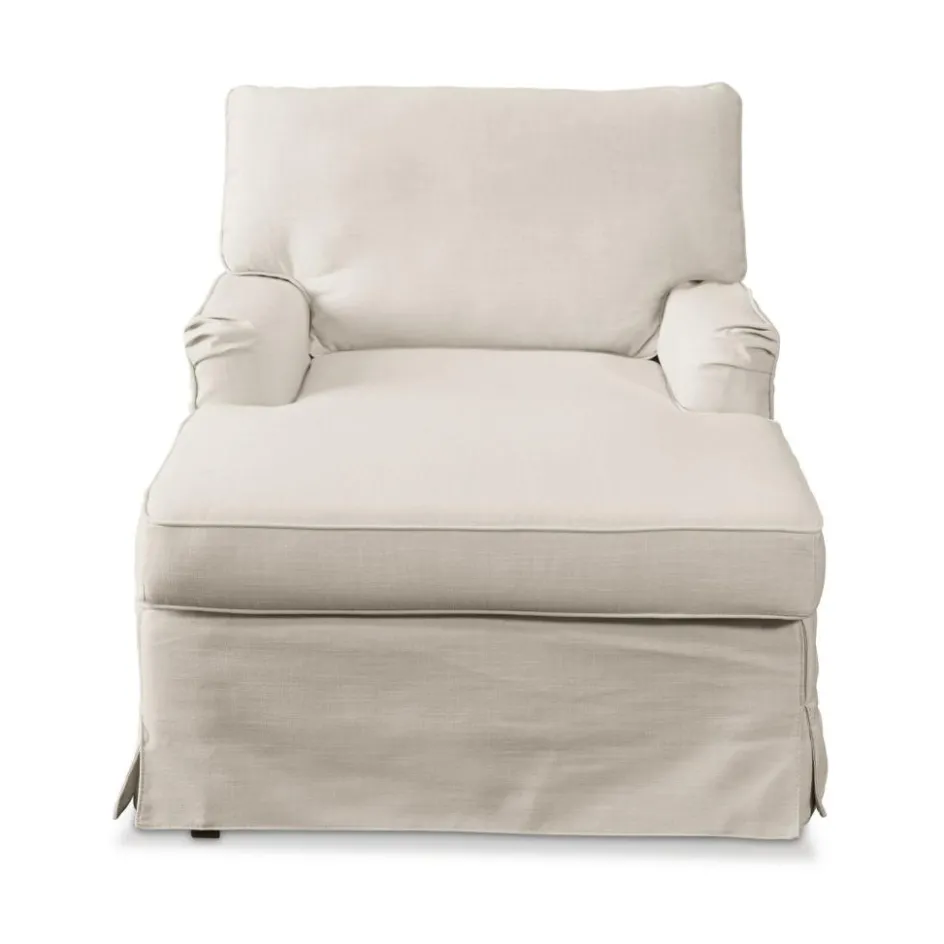 Sessel|Sessel^LOBERON Chaiselongue Myersville creme