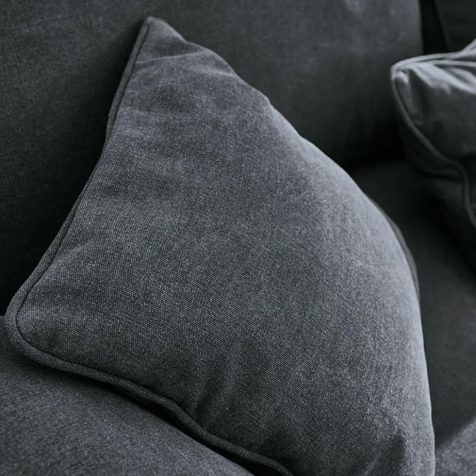 Sofas|Sofas^LOBERON Chaiselongue Seaford dunkelgrau