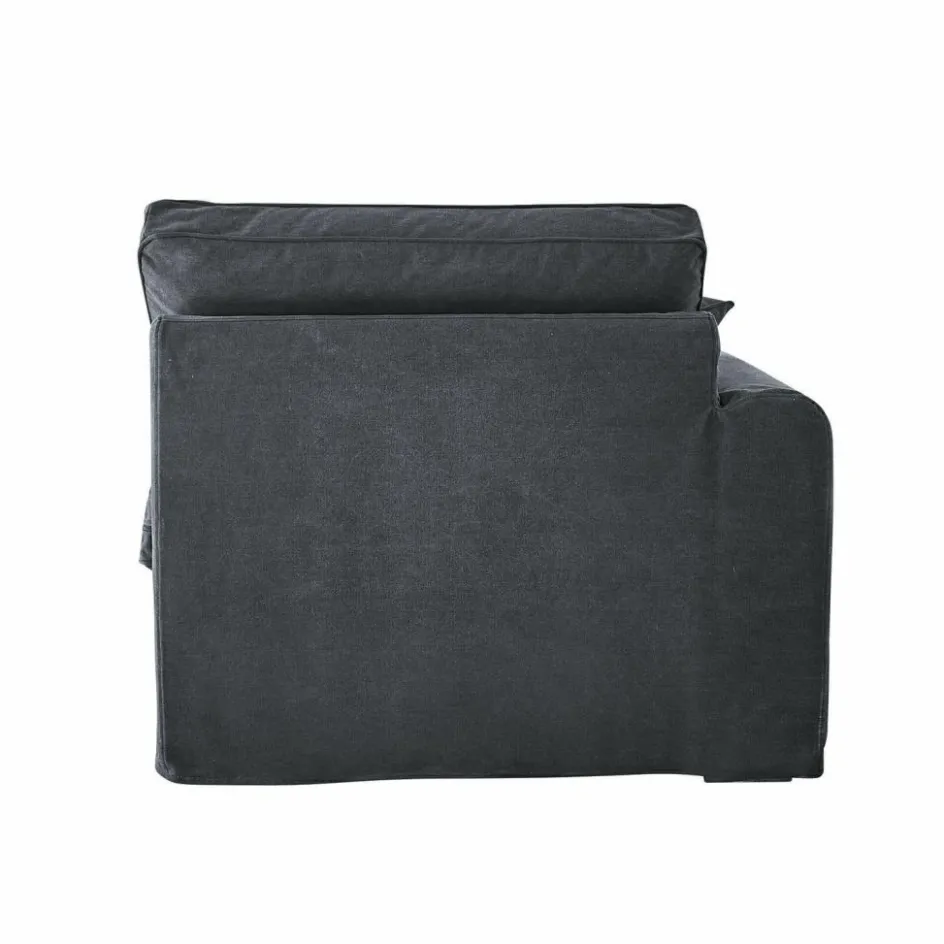 Sofas|Sofas^LOBERON Chaiselongue Seaford dunkelgrau