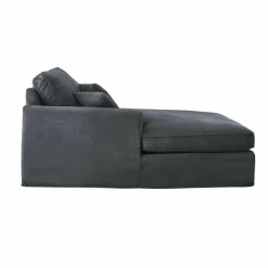 Sofas|Sofas^LOBERON Chaiselongue Seaford dunkelgrau