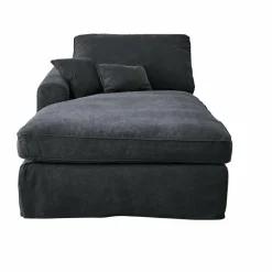 Sofas|Sofas^LOBERON Chaiselongue Seaford dunkelgrau