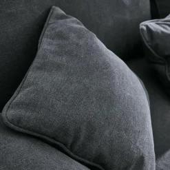 Sofas|Sofas^LOBERON Chaiselongue Seaford dunkelgrau