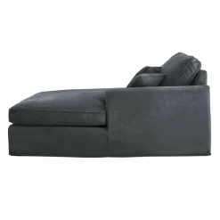 Sofas|Sofas^LOBERON Chaiselongue Seaford dunkelgrau