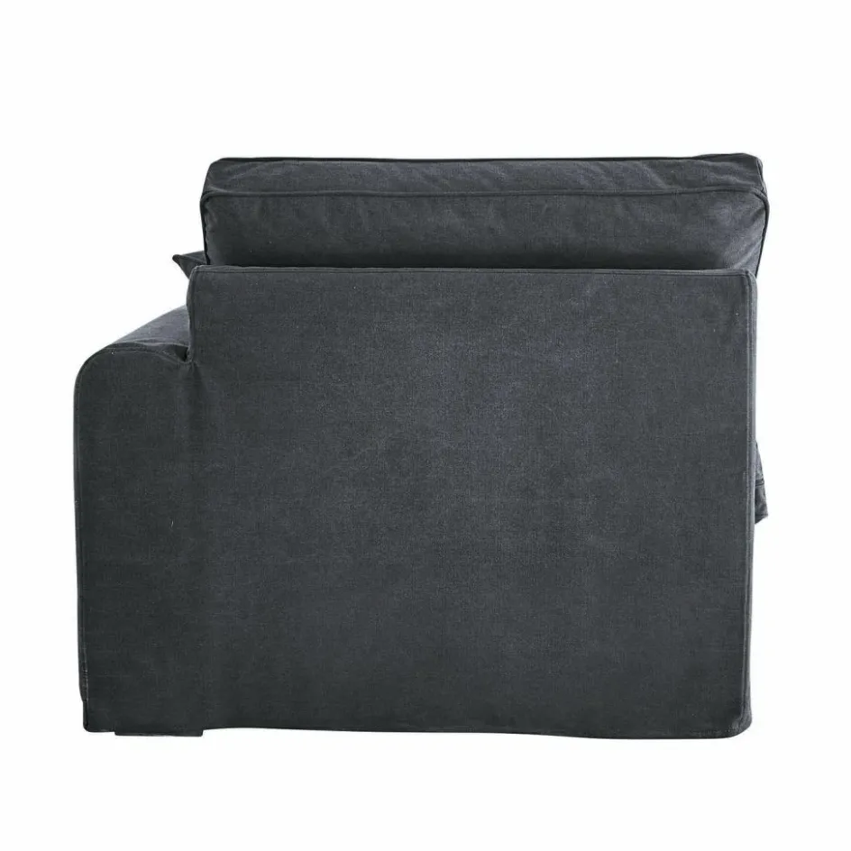 Sofas|Sofas^LOBERON Chaiselongue Seaford dunkelgrau