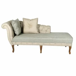 Sofas|Sofas^LOBERON Chaiselongue Viviani beige/grau