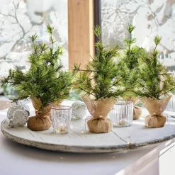 Weihnachtliche Deko-Objekte^LOBERON Deko-Baum 4er Set Millies