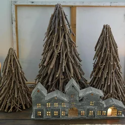 Dekoobjekte|Weihnachtsbäume & Zubehör^LOBERON Deko-Baum 3er Set Orilev