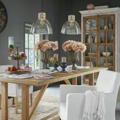 Kunst- & Trockenblumen|Dekoration^LOBERON Deko-Blume 3er Set Amarente rosa/grün