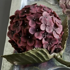 Kunst- & Trockenblumen|Dekoration^LOBERON Dekoblume 2er Set Hortensie lila/pink