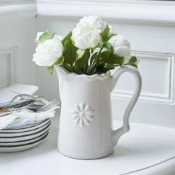 Kunst- & Trockenblumen|Dekoration^LOBERON Deko-Blumenstrauss Zephyrel creme