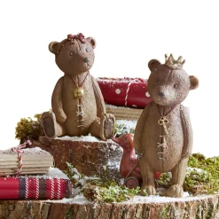 Weihnachtsfiguren^LOBERON Deko-Bären 2er Set Bonnal