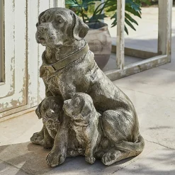 Figuren|Dekoration^LOBERON Deko-Hund Samiran