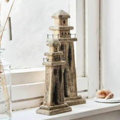 Dekoobjekte|Dekoration^LOBERON Deko-Leuchtturm 2er Set Bourgneuf