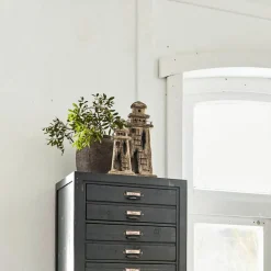 Dekoobjekte|Dekoration^LOBERON Deko-Leuchtturm 2er Set Bourgneuf