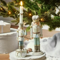 Weihnachtsfiguren^LOBERON Deko-Nussknacker mit Kerzenständer Ellicott