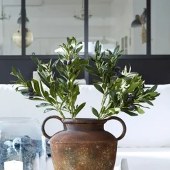 Kunst- & Trockenblumen|Dekoration^LOBERON Deko-Olivenzweig 2er Set Olives