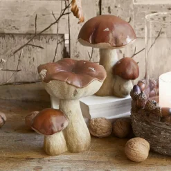 Dekoobjekte|Dekoration^LOBERON Deko-Pilz 2er Set Beenie