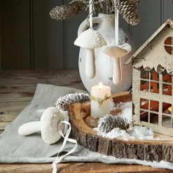 Weihnachtsfiguren^LOBERON Deko-Pilz 3er Set Qilexor