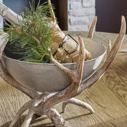 Schalen|Schalen & Dosen^LOBERON Deko-Schale Morlaix antikgrau