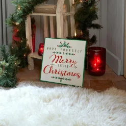 Weihnachtliche Deko-Objekte^LOBERON Deko-Schild Merry Merry