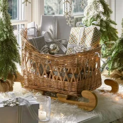 Weihnachtliche Deko-Objekte^LOBERON Deko-Schlitten Quileta