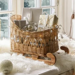 Weihnachtliche Deko-Objekte^LOBERON Deko-Schlitten Quileta