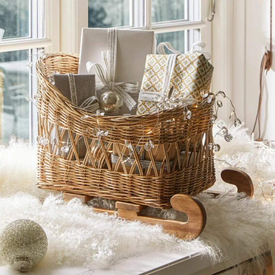 Weihnachtliche Deko-Objekte^LOBERON Deko-Schlitten Quileta